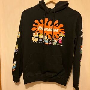Vintage/90s style Nickelodeon Black Hoodie